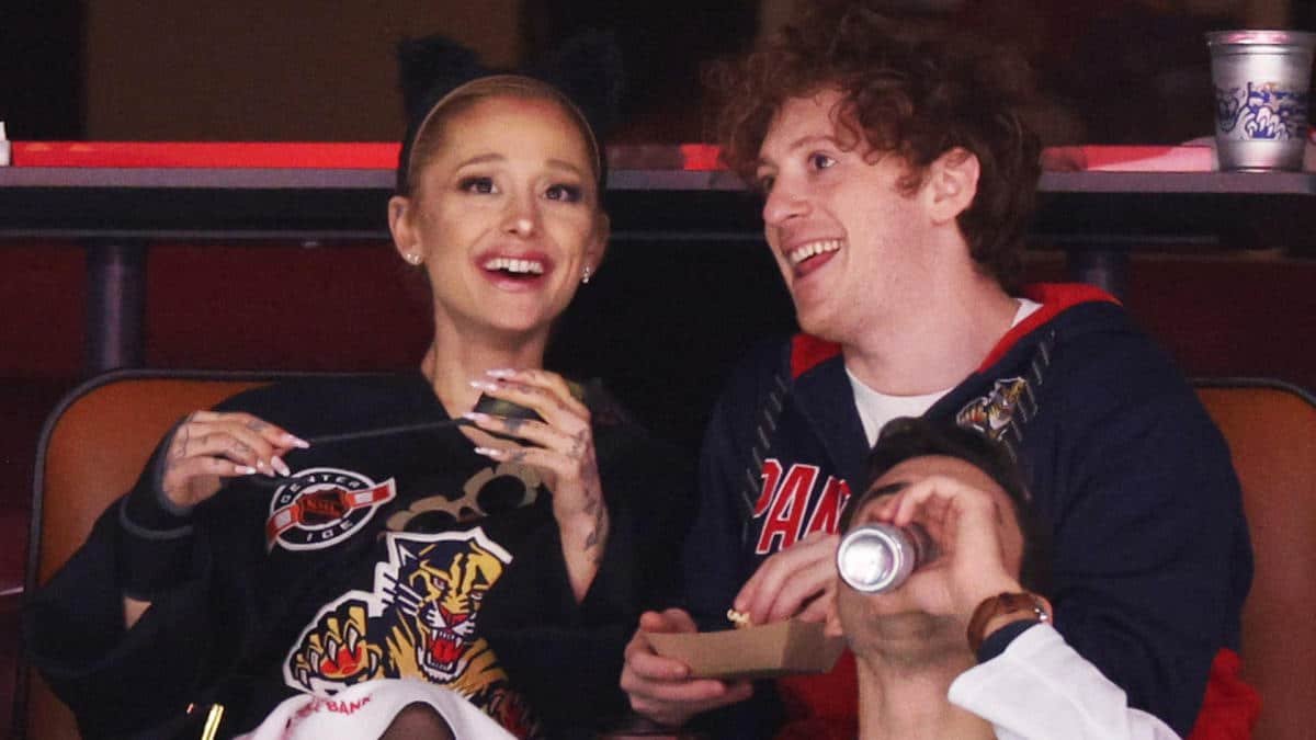 Ariana Grande Spotted With Ethan Slater At Stanley Cup Final