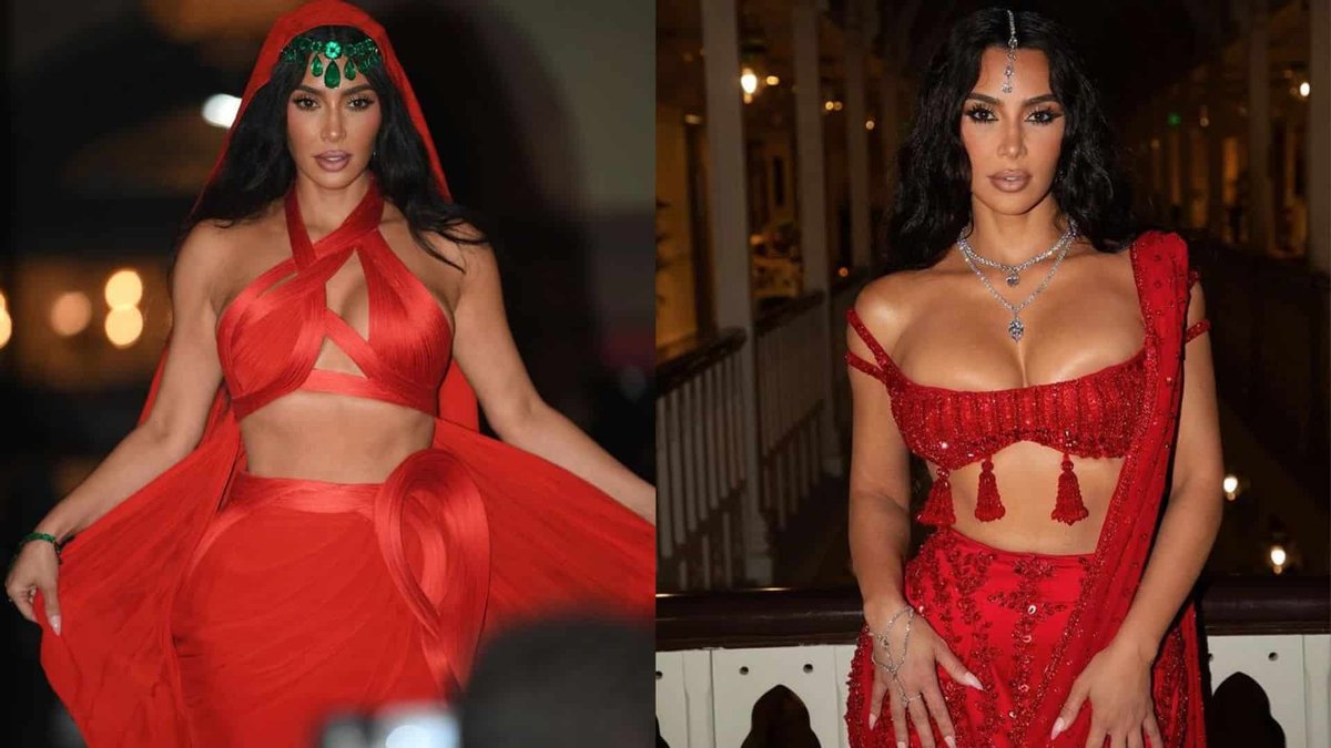 Trolled! Kim Kardashian Slammed By Netizens For Her Outfit At Ambani’s Wedding